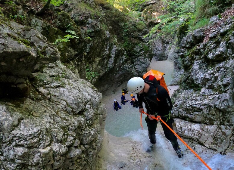 Picture 2 for Activity Bovec: Beginner's Canyoning Guided Experience in Fratarica