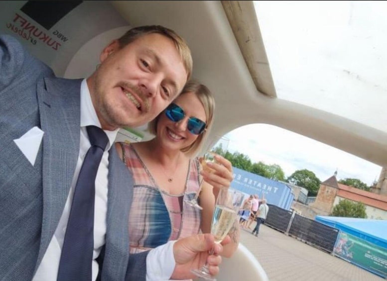 Erfurt: Romantic Rickshaw Tour For Two