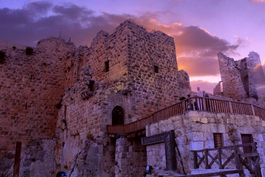 From Amman:Jerash, Ajloun cable car , Ajloun Castle,Reserve