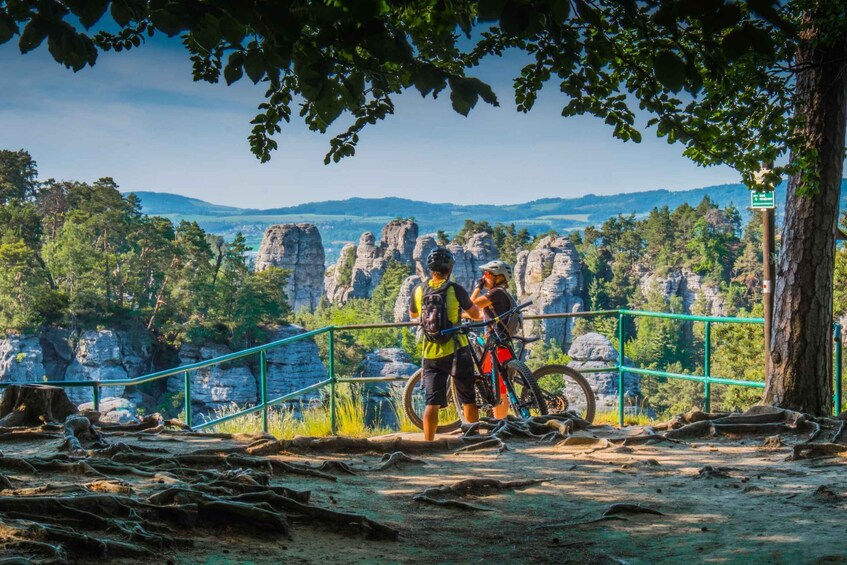 From Prague: E-Mountain Biking Trip to the Bohemian Paradise