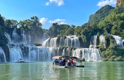 Desde Hanoi: tour privado de 3 días por el lago Be Be y las cataratas de Ba...