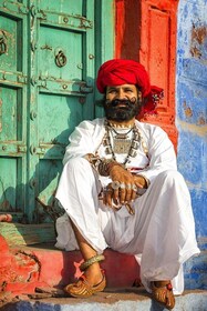 Rajasthan-kulturtur med lunsj/middag og Hina Art med guide