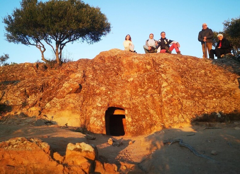 Sunset tour at a Domus de Janas & NatureTherapy