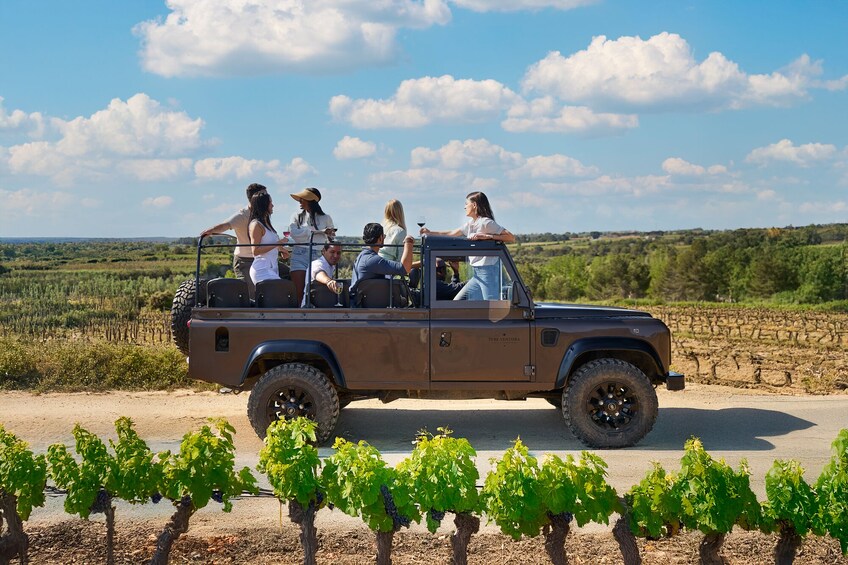 Penedés Vineyards Tour by 4WD with Wine & Cava Tastings from Barcelona