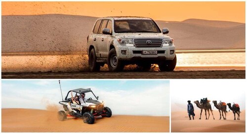 Doha: Dune Bashing & Sisämeri: Aavikkosafari, kameliratsastus, dyyniratsast...