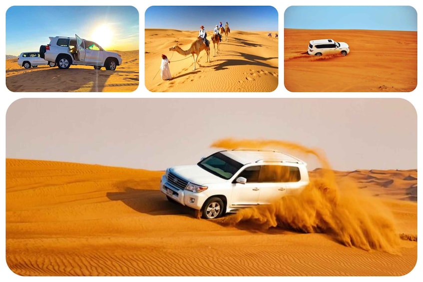 Doha: Private Desert Safari with Camel Ride and Dune Bashing