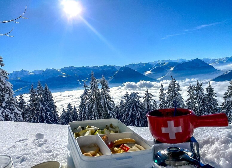 Picture 4 for Activity Rigi: Romantic chococolat fondue picnic for 2