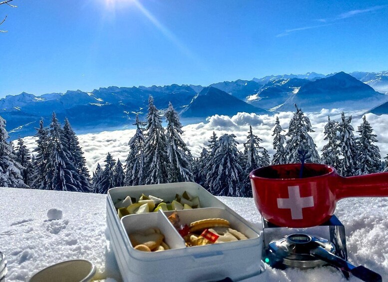 Picture 4 for Activity Rigi: Romantic chococolat fondue picnic for 2