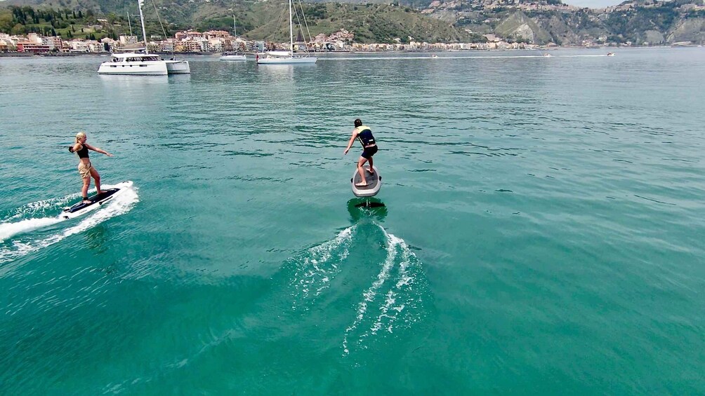 Picture 4 for Activity E-Foil Electric Fliteboard boat trip Taormina-Giardini