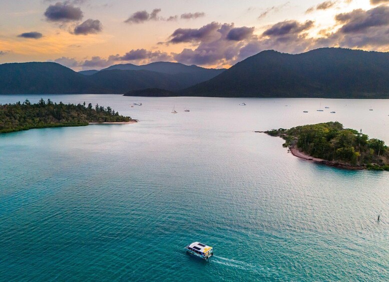 Airlie Beach: Bottoms Up Sunset Cruise with Drink