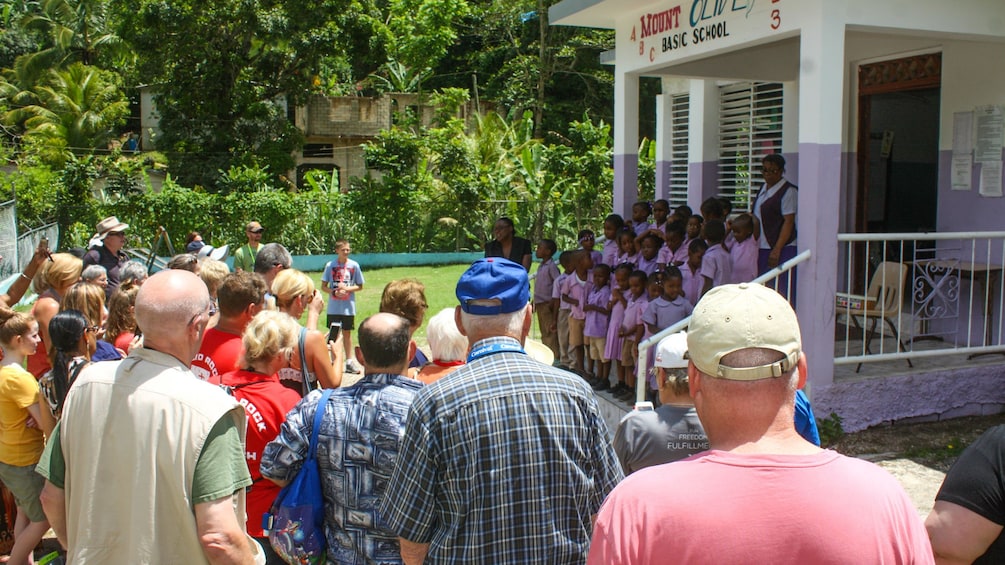 Children choir group in Jamaica