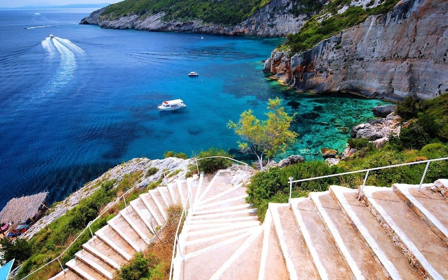 Picture 3 for Activity Zakynthos: Navagio Shipwreck and Blue Caves Bus & Boat Tour