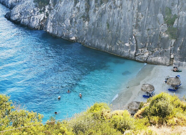 Picture 2 for Activity Zakynthos: Navagio Shipwreck and Blue Caves Bus & Boat Tour