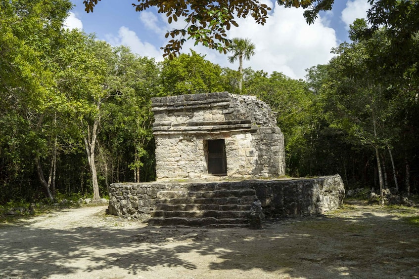 Picture 3 for Activity Cozumel: Mayan Ruins by Buggy and Clear Boat Adventure