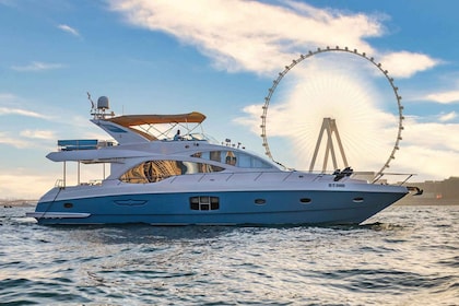 Dubai marina trip 64-ft Majesty Yacht Private Cruise