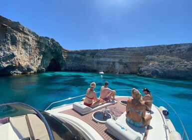 Full Day Private Boat Charter in Malta & Comino