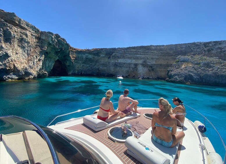 Full Day Private Boat Charter in Malta & Comino