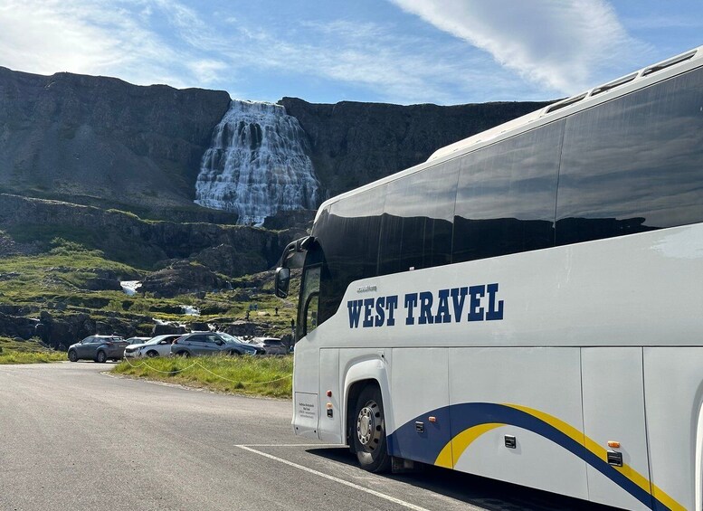 From Isafjordur: Dynjandi Waterfall Guided Day Trip by Bus