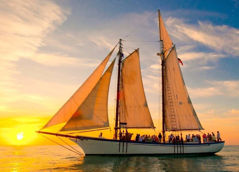 Picture 3 for Activity Key West: Windjammer Champagne Sunset Sail