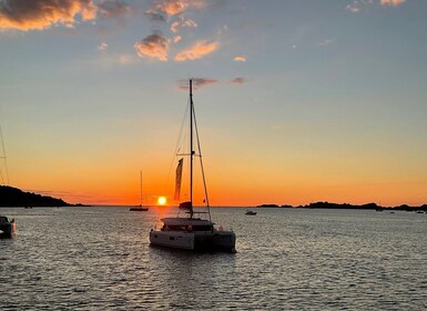 Sunset Catamaran Tour archipelago Maddalena