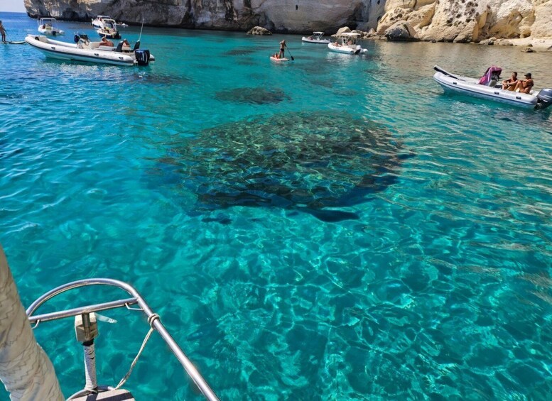 Picture 20 for Activity Cagliari: Devil's Saddle Sailboat Tour, Snorkeling and Drink