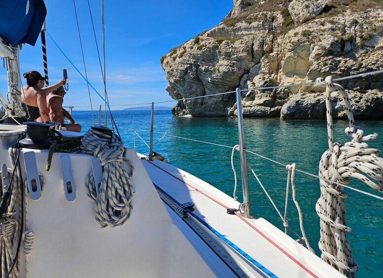 Picture 9 for Activity Cagliari: Devil's Saddle Sailboat Tour, Snorkeling and Drink