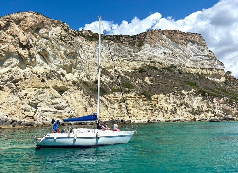 Picture 7 for Activity Cagliari: Devil's Saddle Sailboat Tour with Snorkeling