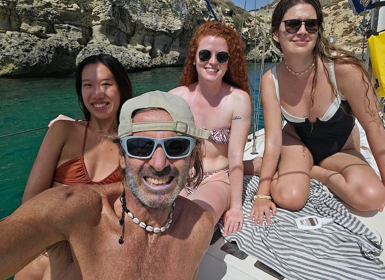Picture 16 for Activity Cagliari: Devil's Saddle Sailboat Tour, Snorkeling and Drink