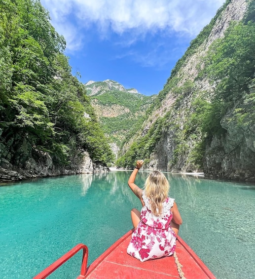 Picture 2 for Activity From Tirana: Shala River Private Boat Tour Full-Day Trip