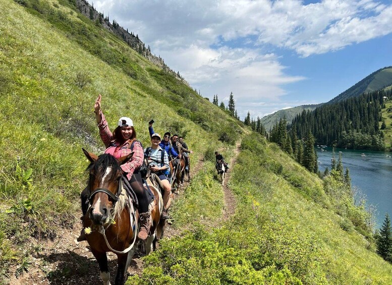 Picture 6 for Activity Almaty: Kolsai Kaindy Lakes & Canyons 2-Day Small-Group Tour