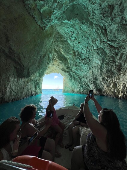 Picture 6 for Activity Zakynthos: Laganas Marine Park Speedboat Tour with Swimming