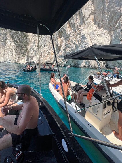 Picture 2 for Activity Zakynthos: Laganas Marine Park Speedboat Tour with Swimming