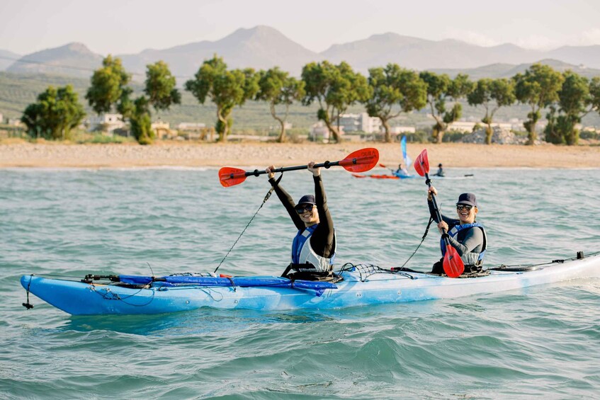 Picture 19 for Activity Kissamos: Sunset Kayak Tour to Shipwreck & Exclusive Beach