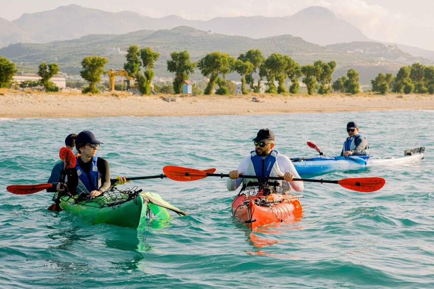 Picture 7 for Activity Kissamos: Sunset Kayak Tour to shipwreck & exclusive beach