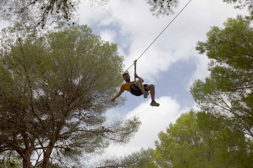 Picture 1 for Activity Mallorca: Adrenaline Tree Top Adventure Entry Ticket
