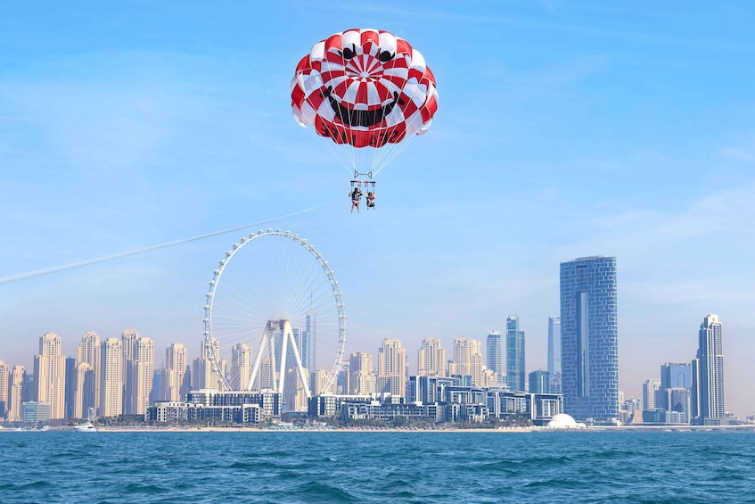 Picture 1 for Activity Dubai: Palm View and JBR View Parasailing Experience