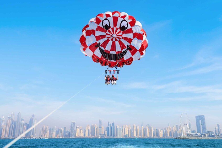 Picture 2 for Activity Dubai: Palm View and JBR View Parasailing Experience