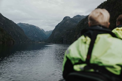 Norheimsund: Esclusiva avventura privata in gommone sull'Hardangerfjord