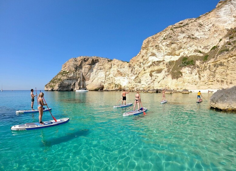 Picture 1 for Activity Cagliari: Stand Up Paddleboarding (SUP) Tour & Snorkeling