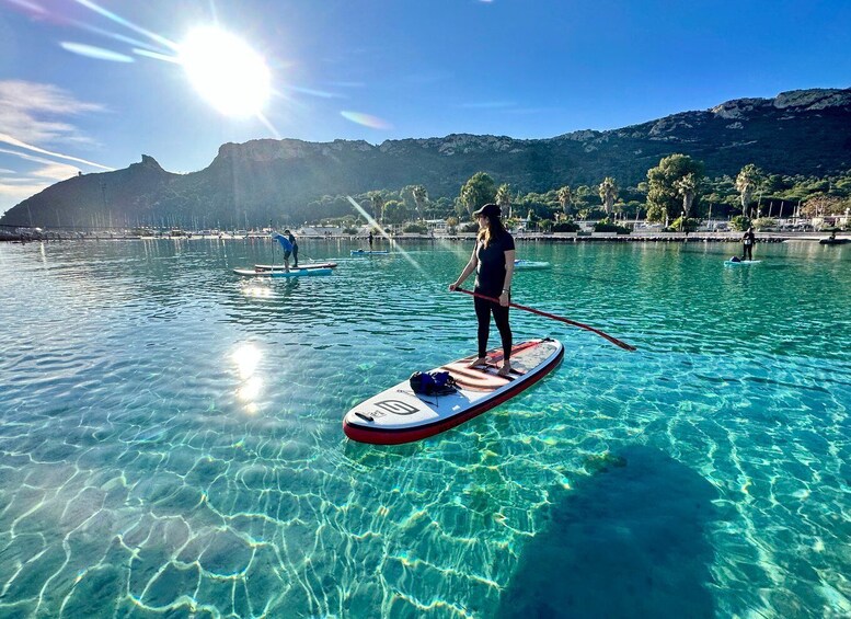 Picture 3 for Activity Cagliari: Stand Up Paddleboarding (SUP) Tour & Snorkeling