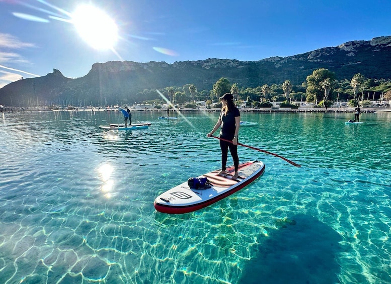 Picture 3 for Activity Cagliari: Stand Up Paddleboarding (SUP) Tour & Snorkeling