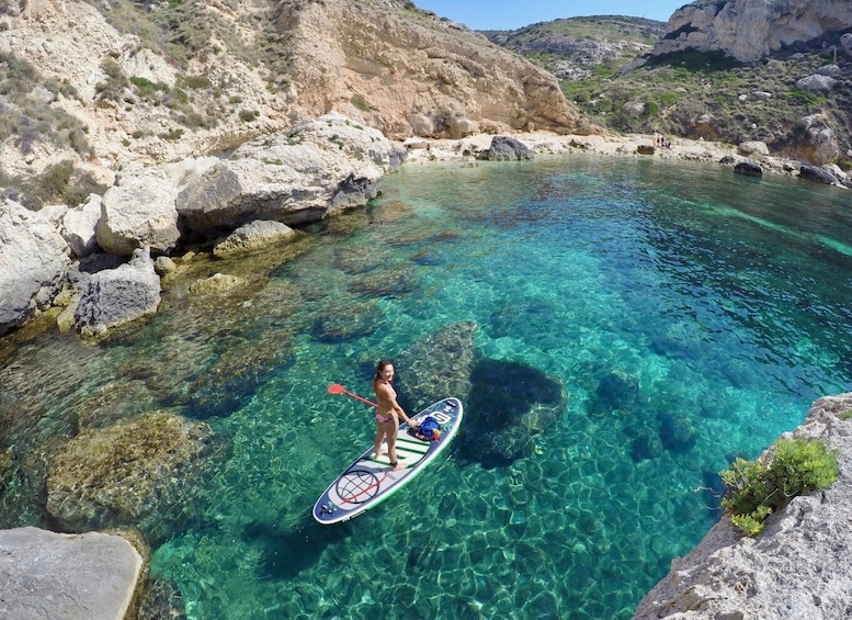 Picture 5 for Activity Cagliari: Stand Up Paddleboarding (SUP) Tour & Snorkeling