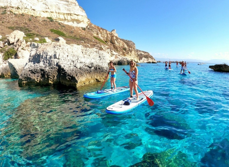 Cagliari: Stand Up Paddleboarding (SUP) Tour & Snorkeling