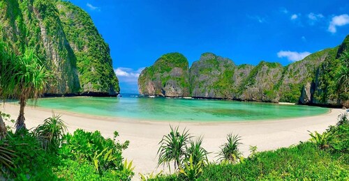 プーケットスピードカタマランで行くピピ島、マヤ島、カイ島日帰りツアー