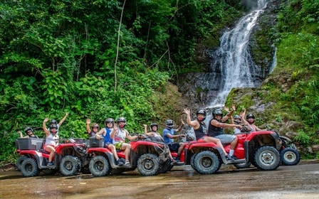 Manuel Antonio: quad bike Adventure with Rainforest and Waterfalls