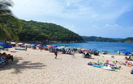 Desde Huatulco: visita con esnórquel y playa La Entrega