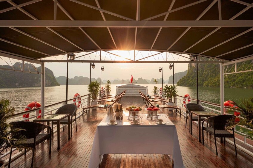 Picture 17 for Activity Hanoi: Cozy Halong Bay Overnight Cruise with Meals