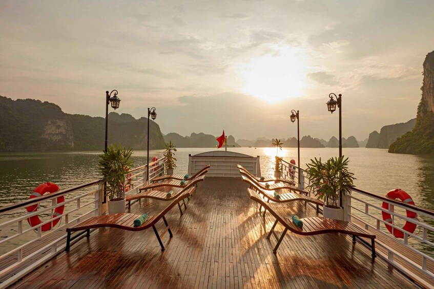 Picture 15 for Activity Hanoi: Cozy Halong Bay Overnight Cruise with Meals