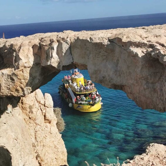 Picture 1 for Activity Protaras: Glass Bottom Boat Sunset Cruise with Champagne