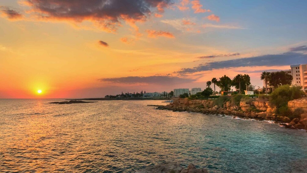 Protaras: Glass Bottom Boat Sunset Cruise with Champagne